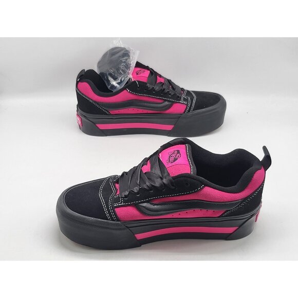 Vans Knu Stack Shoes Womens Size 6.5 Platform Old Skool Skate Extra Laces - Picture 3 of 10